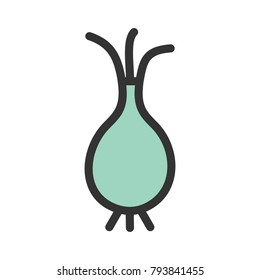 Vegetable plant icon