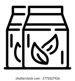 Vegetable product icon. Outline vegetable product vector icon for web design isolated on white background