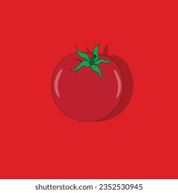 Gemüserot des Tomatensymbols
