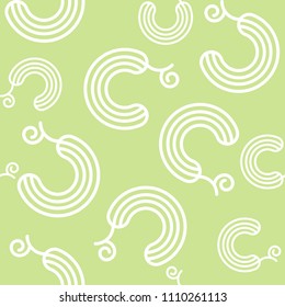 vegetable seamless pattern, cucumber outline for wallpaper and background
