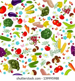 Vegetable seamless texture