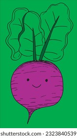 Vegetable sign illustration image. 
Hand drawn image artwork of vegetable. 
Simple cute original logo.
Hand drawn vector illustration for posters, cards, t-shirts.