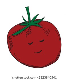 Vegetable sign illustration image. 
Hand drawn image artwork of vegetable. 
Simple cute original logo.
Hand drawn vector illustration for posters, cards, t-shirts.