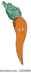 Vegetable sign illustration image. 
Hand drawn image artwork of vegetable. 
Simple cute original logo.
Hand drawn vector illustration for posters, cards, t-shirts.