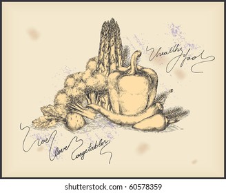 vegetable still life - healthy food