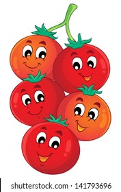 Vegetable theme image 1 - eps10 vector illustration.