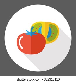 vegetable tomato flat icon