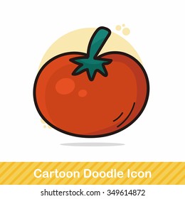 vegetable Tomatoes color doodle