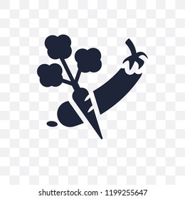 Vegetable transparent icon. Vegetable symbol design from Agriculture, Farming and Gardening collection. Simple element vector illustration on transparent background.