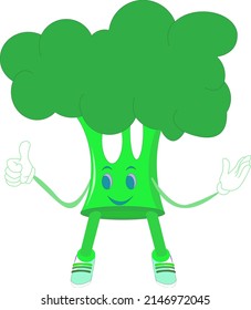 Vegetable Vector, Green Broccoli, Education, Healt Vegetable