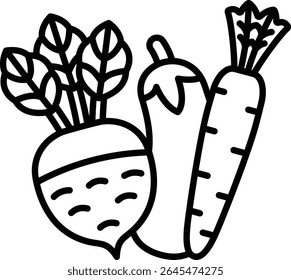 Vegetable vector icon. Can be used for printing, mobile and web applications.