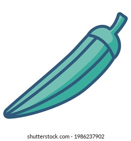 Vegetable vector icon for commercial use