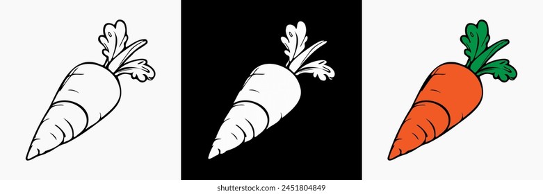 Silueta de Vector vegetal, ilustración vegana, contorno vegetariano, gráfico de minimalismo orgánico de granja.