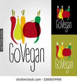 Vegetable - Vegan Logo /  Icon