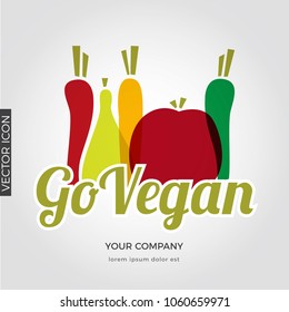 Vegetable - Vegan Logo /  Icon