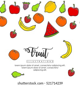 Vegetables banner background