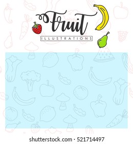 Vegetables banner background