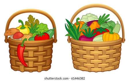 Vegetables in basket