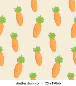 Vegetables carrot colorful pattern
