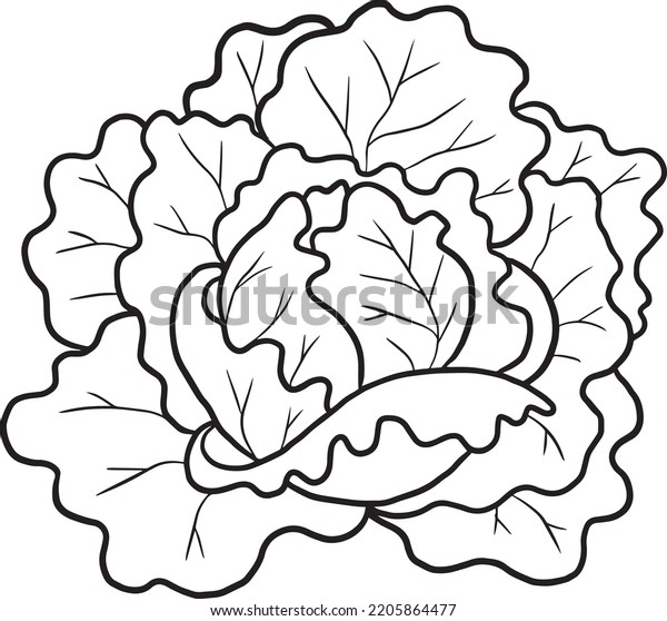 Vegetables Cartoon Cute Doodle Coloring Page Stock Vector (Royalty Free ...