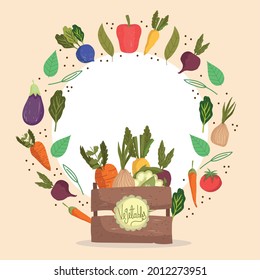 vegetables food fresh in basket