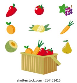 Vegetables and fruits