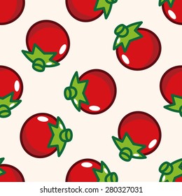 vegetables and fruits , cartoon seamless pattern background