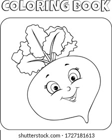 Vegetables Coloring Book Images, Stock Photos & Vectors | Shutterstock