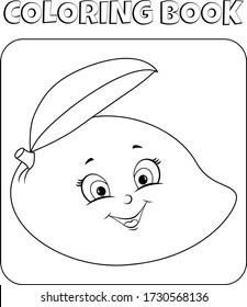 Vegetables and Fruits coloring book