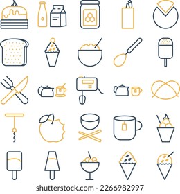 Vegetables and fruits icons set, Vegetables icons pack, fruits vector icons set, food and drink  set, Vegetables icons collection, Food  pack, Vegetables and fruits fill set