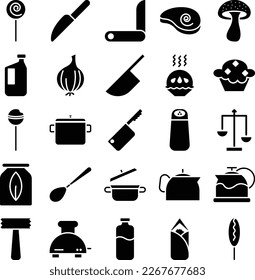 Vegetables and fruits icons set, Vegetables icons pack, fruits vector icons set, food and drink  set, Vegetables icons collection, Food  pack, Vegetables and fruits fill set