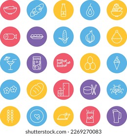 Vegetables and fruits icons set, Vegetables icons pack, fruits vector icons set, food and drink  set, Vegetables icons collection, Food  pack, Vegetables and fruits fill set