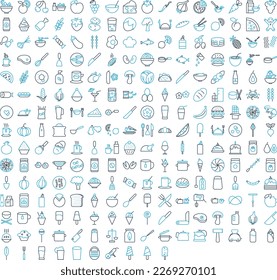 Vegetables and fruits icons set, Vegetables icons pack, fruits vector icons set, food and drink  set, Vegetables icons collection, Food  pack, Vegetables and fruits fill set