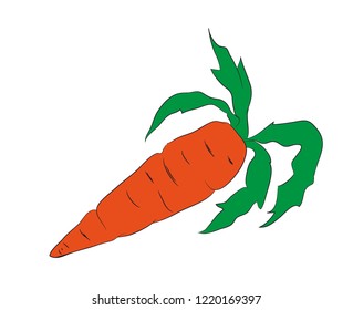 vegetables and fruits pattern color, vector, white background