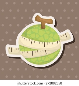 vegetables and fruits theme elements