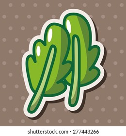 vegetables and fruits theme elements
