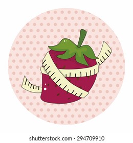 vegetables and fruits theme elements