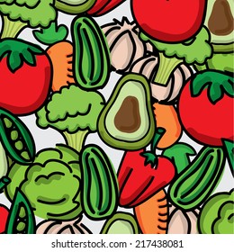 vegetables graphic design. Vector illustration. 