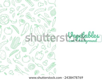 Vegetables hand drawn doodle pattern. Illustration for backgrounds, card, posters, banners. Vertical background. Vector icons.