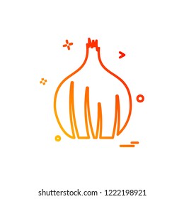Vegetables icon design vector