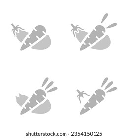 vegetables icon on a white background, vector illustration