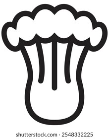 
Vegetables icon in outline and vector format.