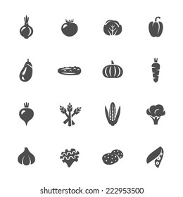 Vegetables Icon Set