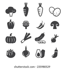 Vegetables Icon Set