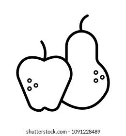 vegetables icon vector