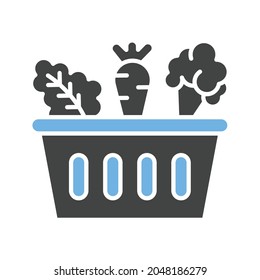 Imagen vectorial de icono de verduras. También se puede usar en Village. Adecuado para aplicaciones móviles, aplicaciones web y medios impresos.