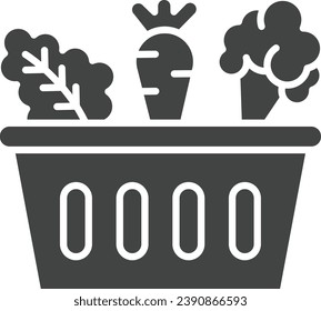 Vegetables icon vector image. Suitable for mobile application web application and print media.