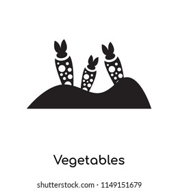 Vegetables icon vector isolated on white background for your web and mobile app design, Vegetables logo concept
