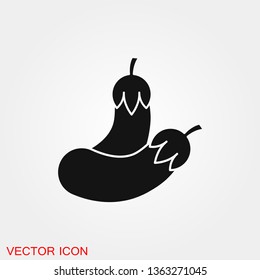 Vegetables Icon vector sign symbol for design