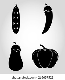vegetables icons design, vector illustration eps10 graphic 